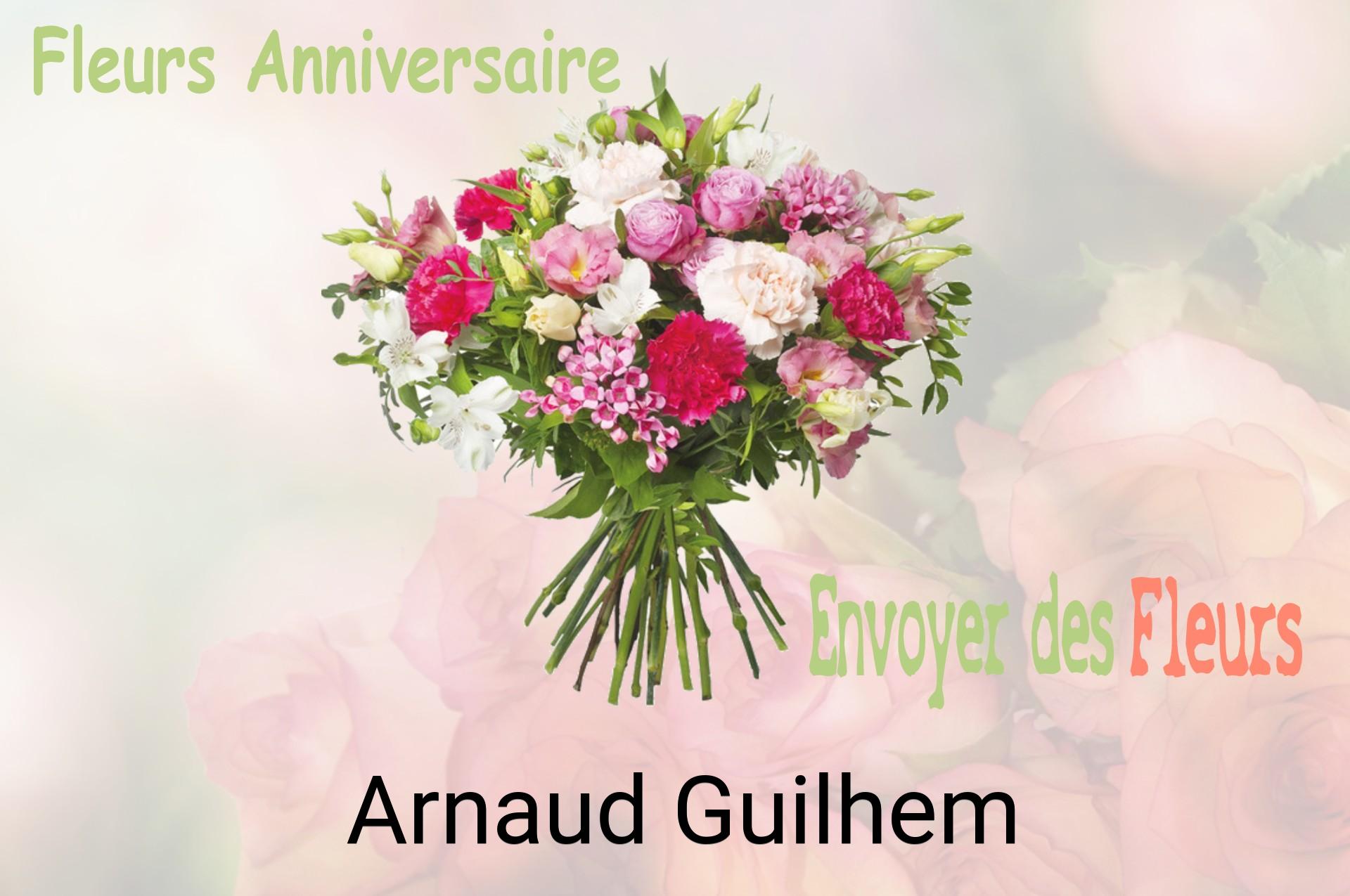 Bouquet de fleurs d’anniversaire livré à Arnaud-Guilhem