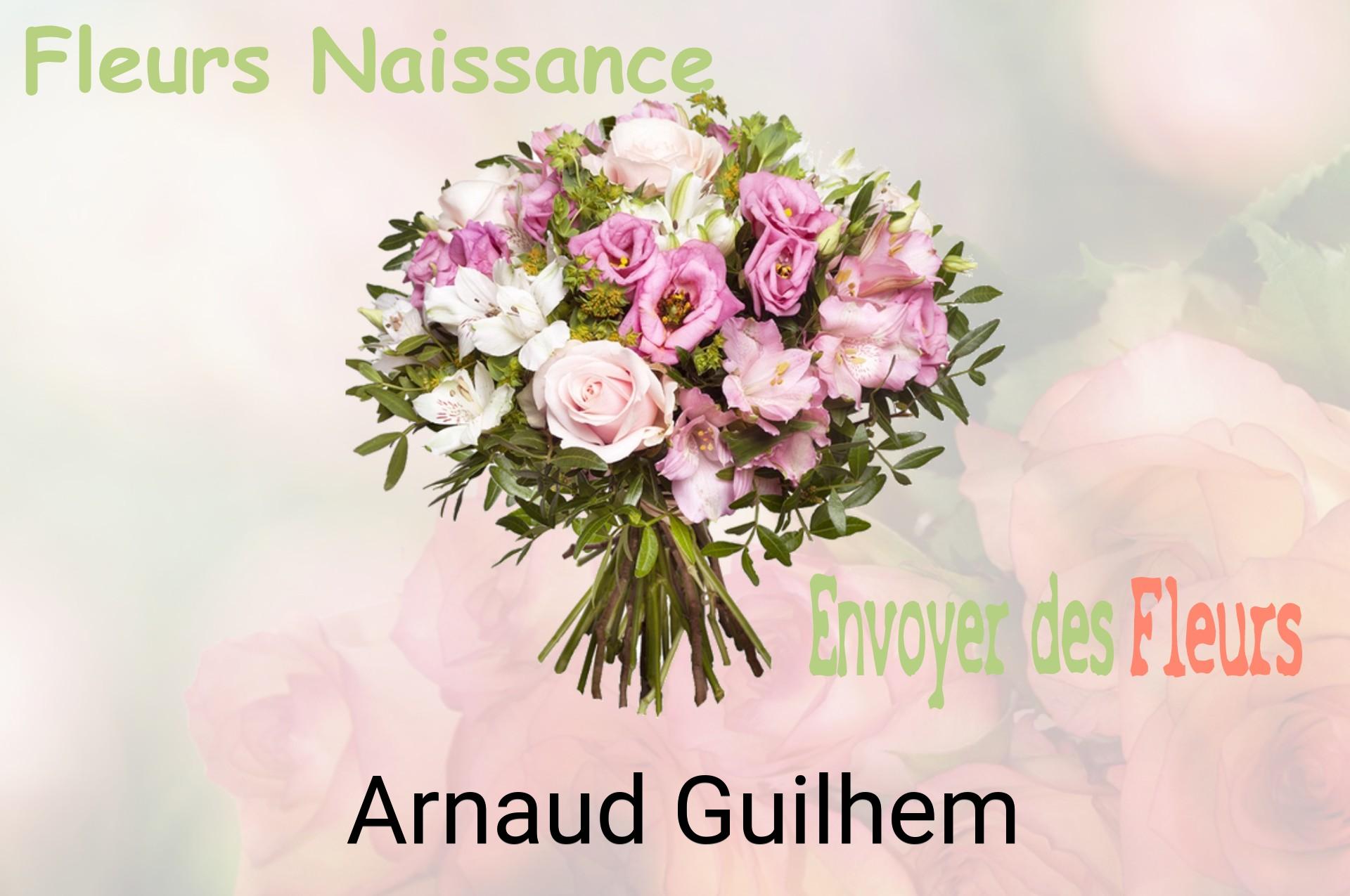 Bouquet de fleurs de naissance livré à Arnaud-Guilhem
